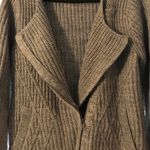 Forever 21 Grey Moto Sweater - Picture 5 of 7
